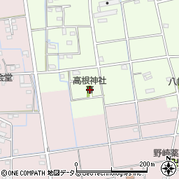 高根神社周辺の地図