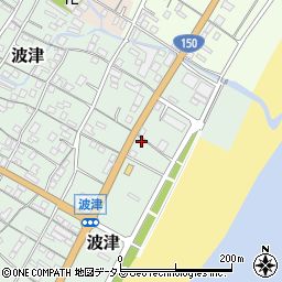 静岡県牧之原市波津1630-35周辺の地図