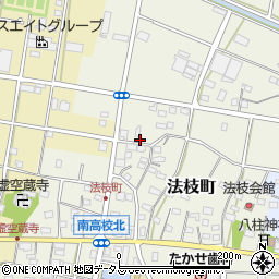 静岡県浜松市中央区法枝町436周辺の地図