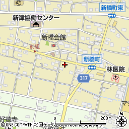 静岡県浜松市中央区新橋町1476周辺の地図