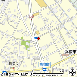 静岡県浜松市中央区白羽町636周辺の地図
