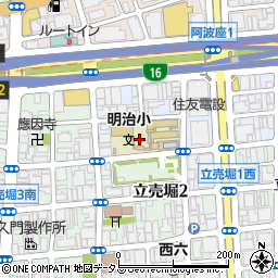 大阪府大阪市西区阿波座2丁目3周辺の地図