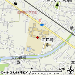 江井島・児童クラブ周辺の地図