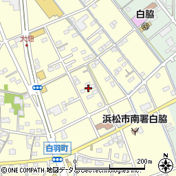 静岡県浜松市中央区白羽町501周辺の地図