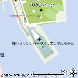 VIEW BAR 神戸メリケンパークオリエンタルホテル周辺の地図