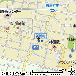静岡県浜松市中央区新橋町1459周辺の地図