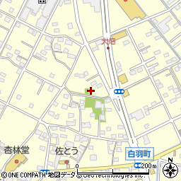 静岡県浜松市中央区白羽町688周辺の地図