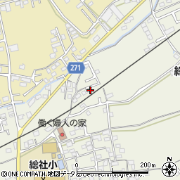 岡山県総社市総社1206-7周辺の地図