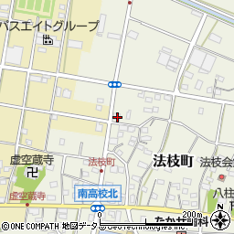 静岡県浜松市中央区法枝町434周辺の地図
