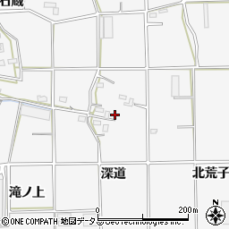 愛知県豊橋市細谷町深道周辺の地図