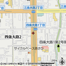 奈良高架橋周辺の地図