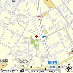 静岡県浜松市中央区白羽町691周辺の地図