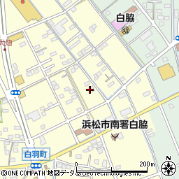 静岡県浜松市中央区白羽町509周辺の地図