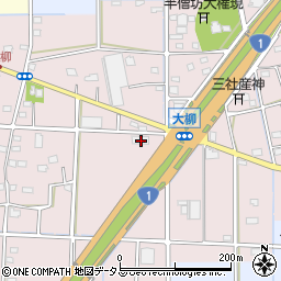 静岡県浜松市中央区大柳町372周辺の地図