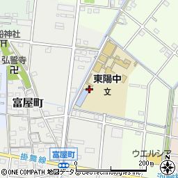 静岡県浜松市中央区富屋町122周辺の地図