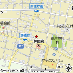 静岡県浜松市中央区新橋町1097周辺の地図