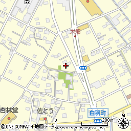 静岡県浜松市中央区白羽町690周辺の地図