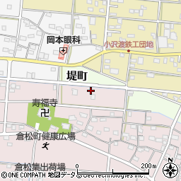 静岡県浜松市中央区倉松町201周辺の地図