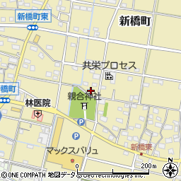 静岡県浜松市中央区新橋町1231周辺の地図