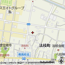 静岡県浜松市中央区法枝町437周辺の地図