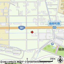 静岡県浜松市中央区篠原町23352周辺の地図