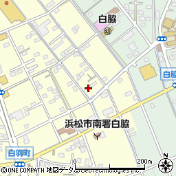 静岡県浜松市中央区白羽町522周辺の地図