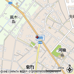 静岡県浜松市中央区東町378周辺の地図