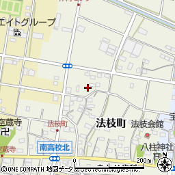 静岡県浜松市中央区法枝町439周辺の地図