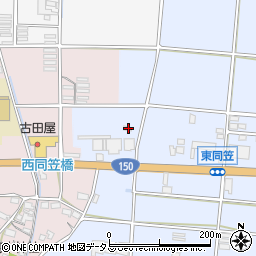 静岡県袋井市東同笠505周辺の地図