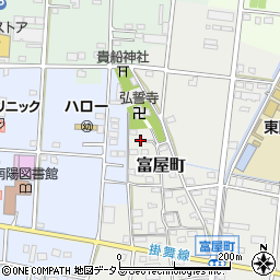 静岡県浜松市中央区富屋町8周辺の地図