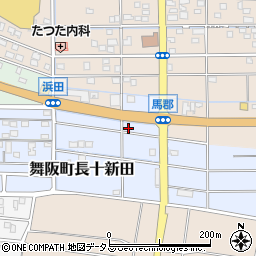静岡県浜松市中央区舞阪町長十新田401周辺の地図