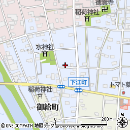 静岡県浜松市中央区下江町147周辺の地図