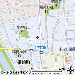 静岡県浜松市中央区下江町145周辺の地図