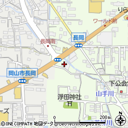 岡山県岡山市中区下245周辺の地図