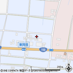 静岡県袋井市東同笠491周辺の地図