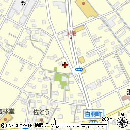 静岡県浜松市中央区白羽町689周辺の地図