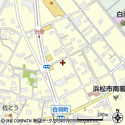 静岡県浜松市中央区白羽町635周辺の地図
