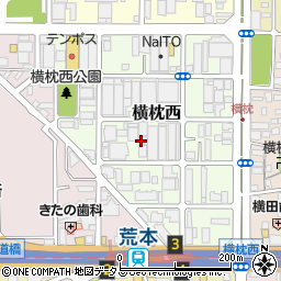 大阪府東大阪市横枕西6周辺の地図