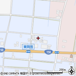 静岡県袋井市東同笠491-3周辺の地図