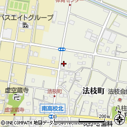 静岡県浜松市中央区法枝町433周辺の地図