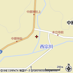 広島県山県郡北広島町中原1405周辺の地図