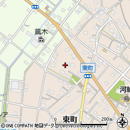静岡県浜松市中央区東町384周辺の地図