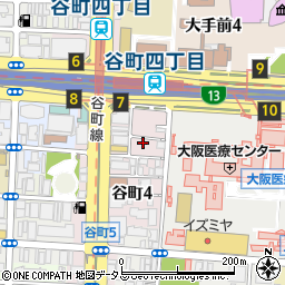 Ｌｉｂｒａ谷町周辺の地図