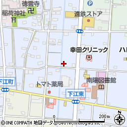 静岡県浜松市中央区下江町323周辺の地図
