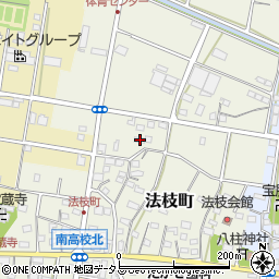 静岡県浜松市中央区法枝町422周辺の地図