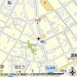 静岡県浜松市中央区白羽町642周辺の地図