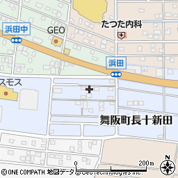 静岡県浜松市中央区舞阪町長十新田319周辺の地図