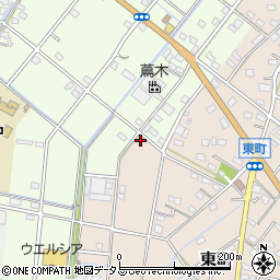 静岡県浜松市中央区東町444周辺の地図