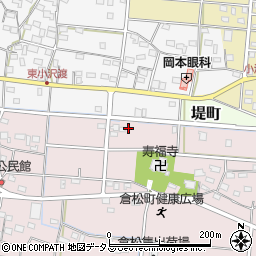 静岡県浜松市中央区倉松町172周辺の地図