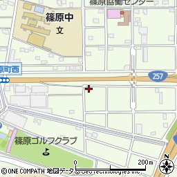 静岡県浜松市中央区篠原町20309周辺の地図